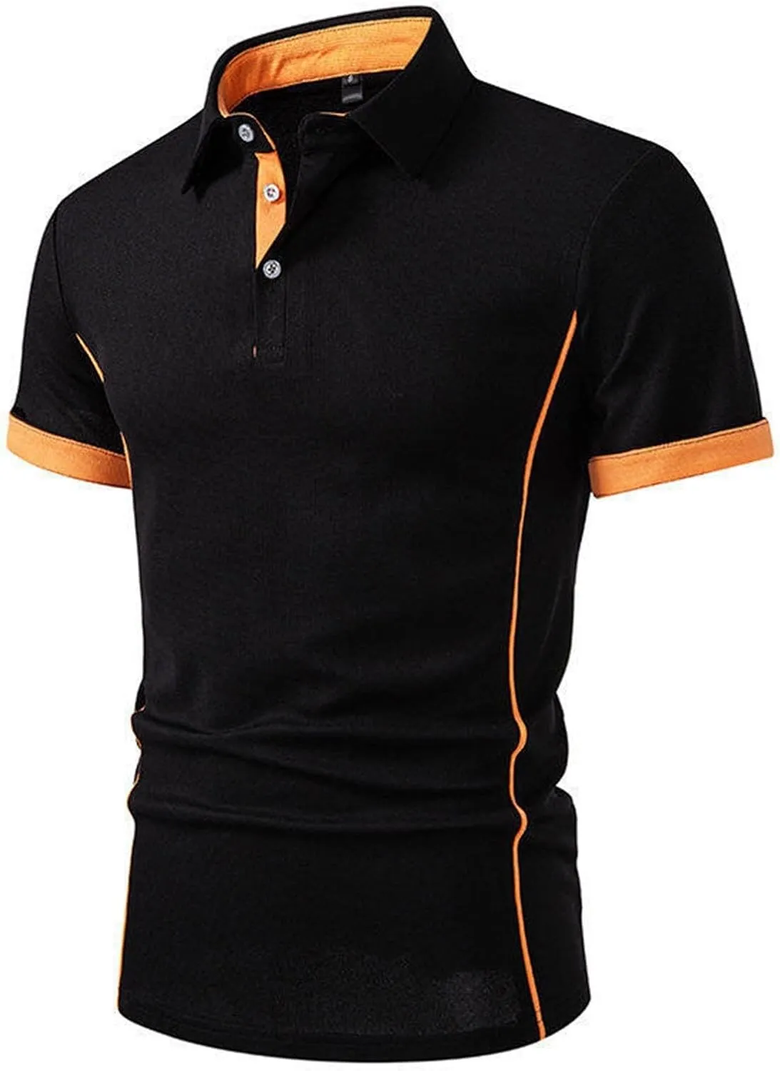 Polo Shirts for Men Moisture Wicking Performance Quick Dry Golf Shirt Business Casual Dress Office Work Pique T-Shirts