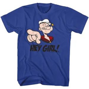 Popeye Hey Girl Men's T-Shirt