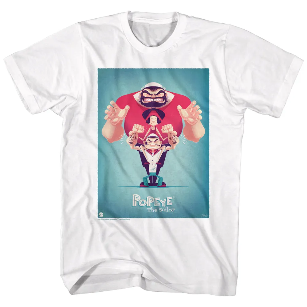 Popeye Popeye And Friends Men's T-Shirt