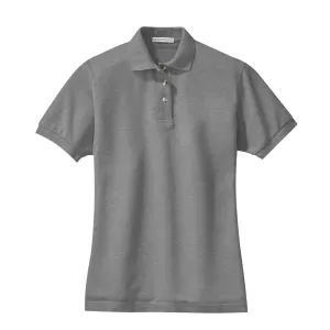 Port Authority Women's Oxford Short Sleeve Cotton Pique Knit Polo