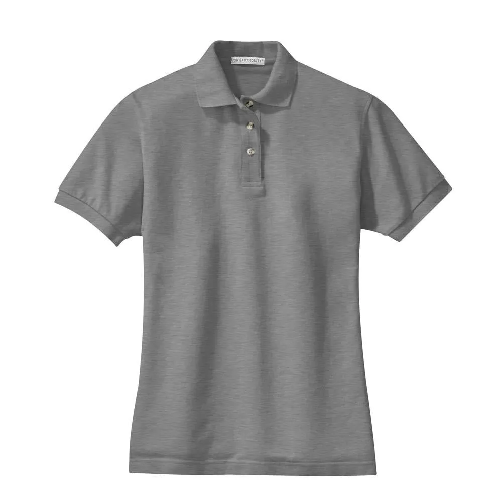 Port Authority Women's Oxford Short Sleeve Cotton Pique Knit Polo