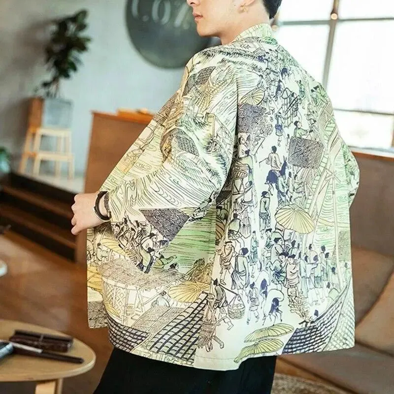 Printed Kimono Jacket 'Kaito Edition'