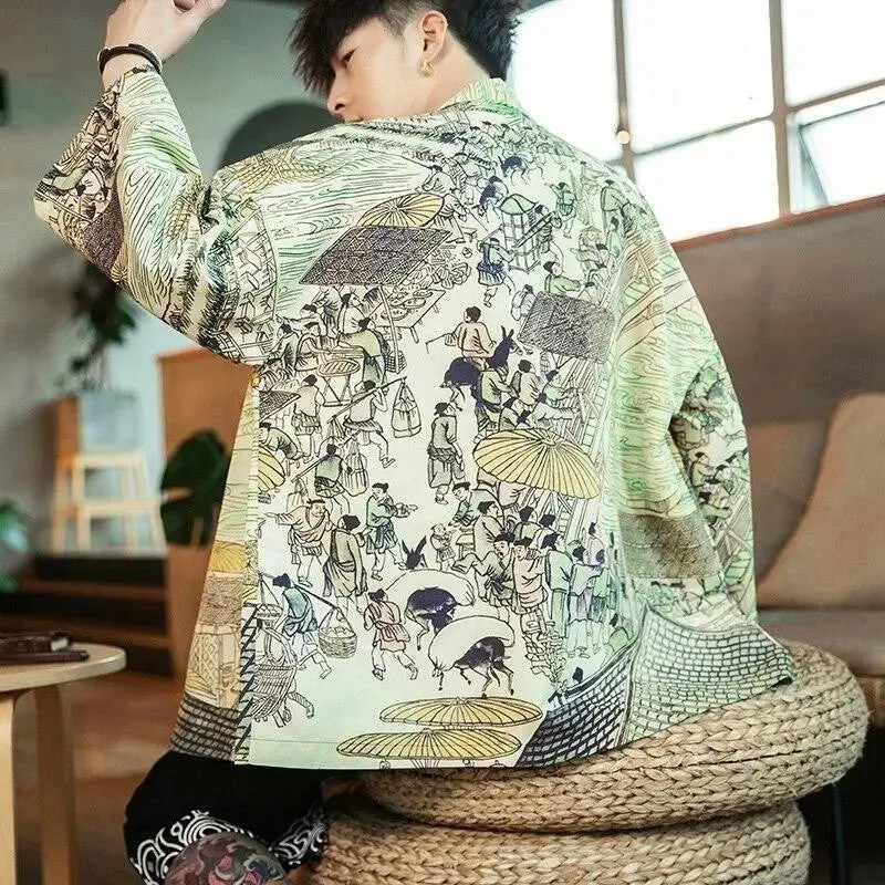 Printed Kimono Jacket 'Kaito Edition'
