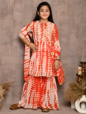 Printed Kurta Sharara Set with Dupatta