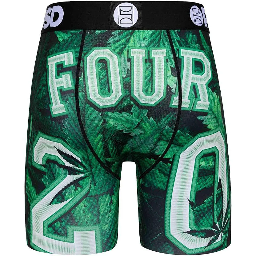 PSD Men's Multicolor 420 Baller Boxer Briefs Small Underwear - 124180033-MUL-S