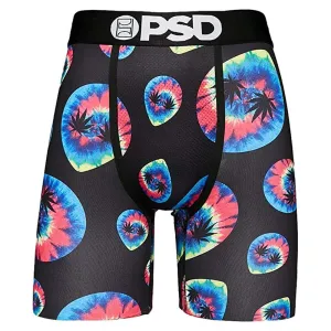 PSD Men's Multicolor Alien Pot Leaf Boxer Briefs Underwear - 32011027-MUL