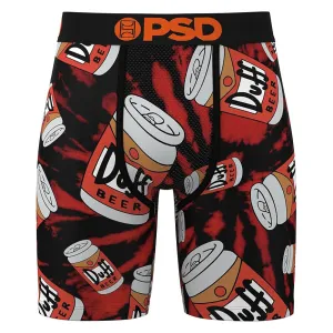 PSD Men's Multicolor Duff Beer Boxer Briefs Extra Large Underwear - 324180029-MUL-XL