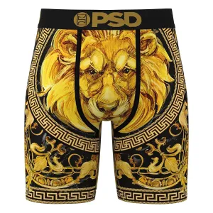 PSD Men's Multicolor Greek Gold Boxer Briefs Large Underwear - 324180050-MUL-L