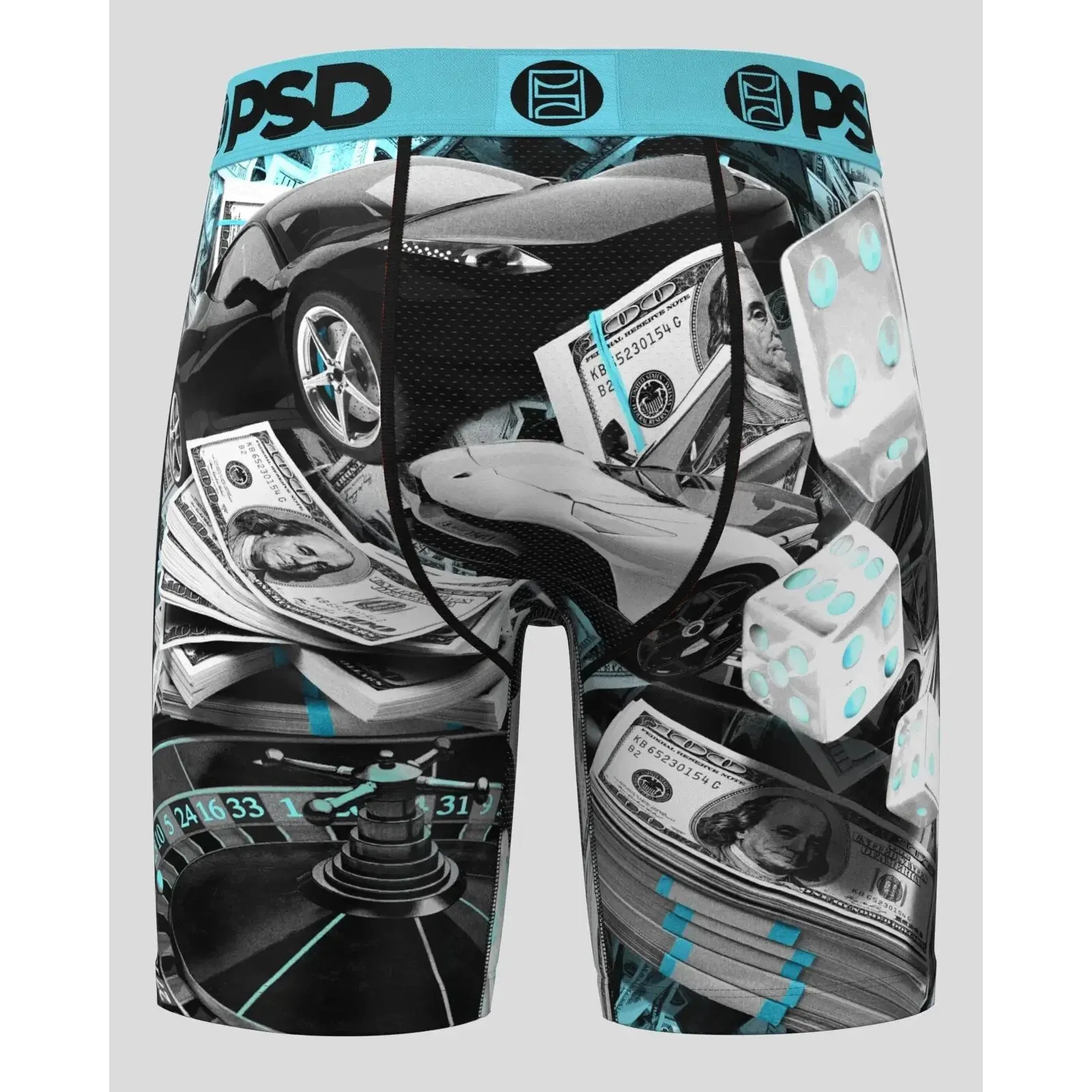 PSD Men's Multicolor Lifestyle Boxer Briefs Medium Underwear - 224180018-MUL-M