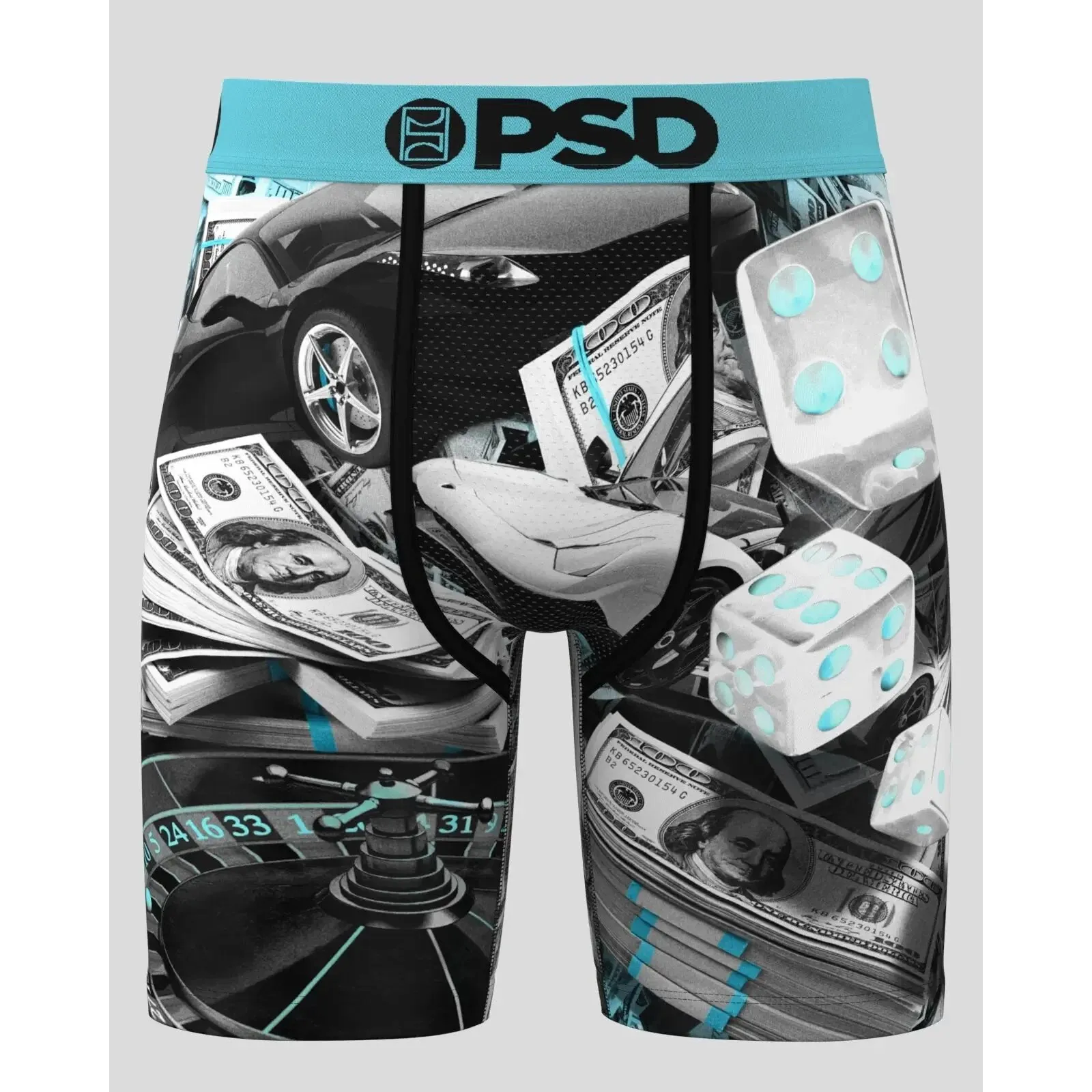 PSD Men's Multicolor Lifestyle Boxer Briefs Medium Underwear - 224180018-MUL-M