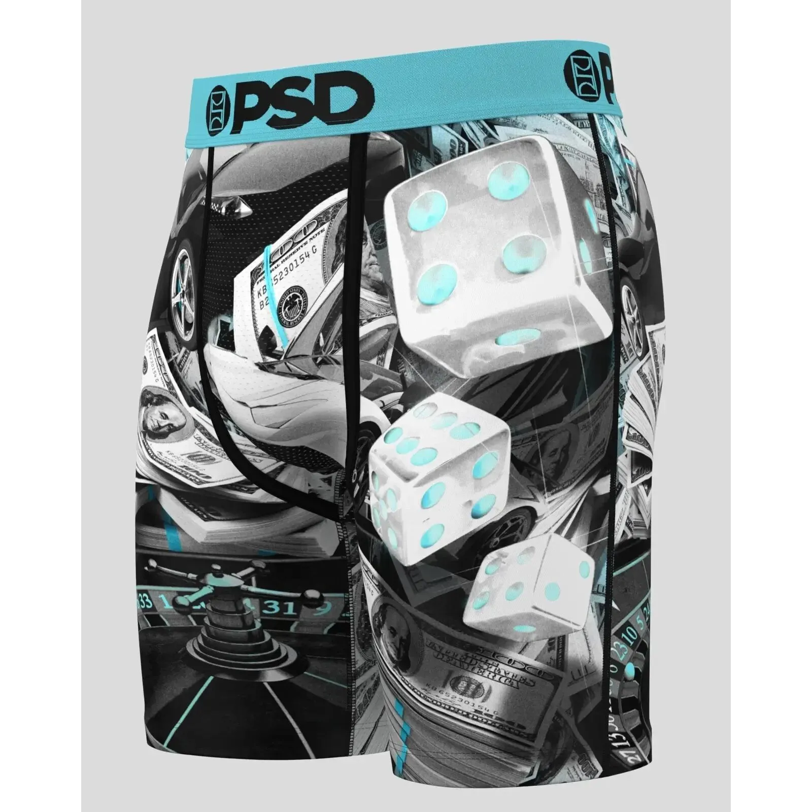 PSD Men's Multicolor Lifestyle Boxer Briefs Medium Underwear - 224180018-MUL-M