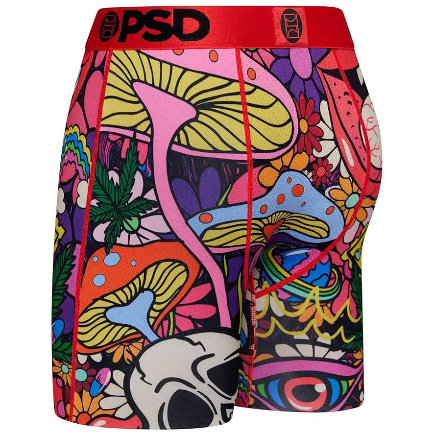 PSD Men's Multicolor Moisture-Wicking Fabric Head Trip Boxer Brief Large Underwear - 423180031-MUL-L