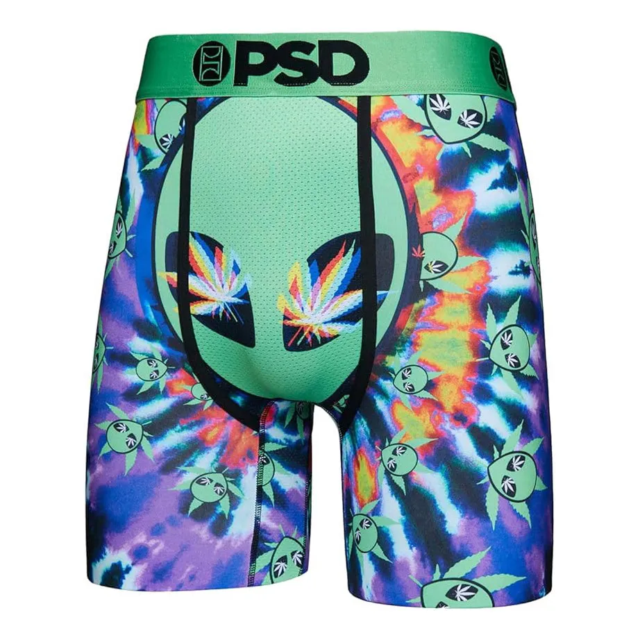 PSD Men's Multicolor Money Print Boxer Brief Small Underwear - 424180051-MUL-S