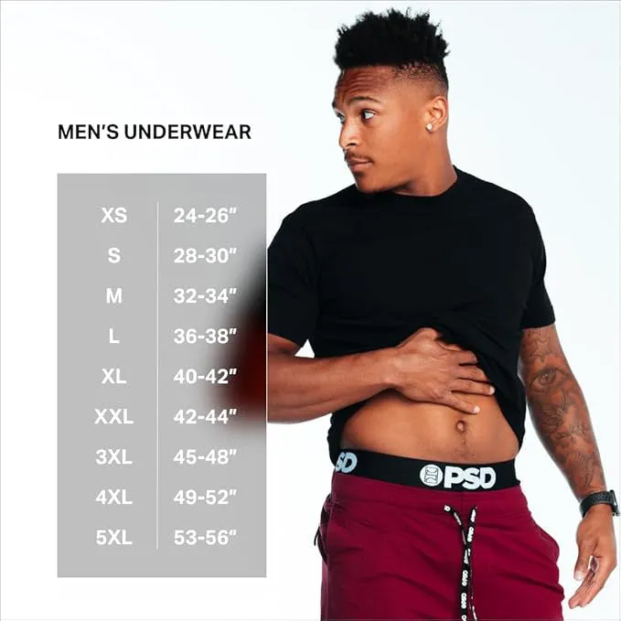 PSD Men's Multicolor Money Print Boxer Briefs Medium Underwear - 424180050-MUL-M