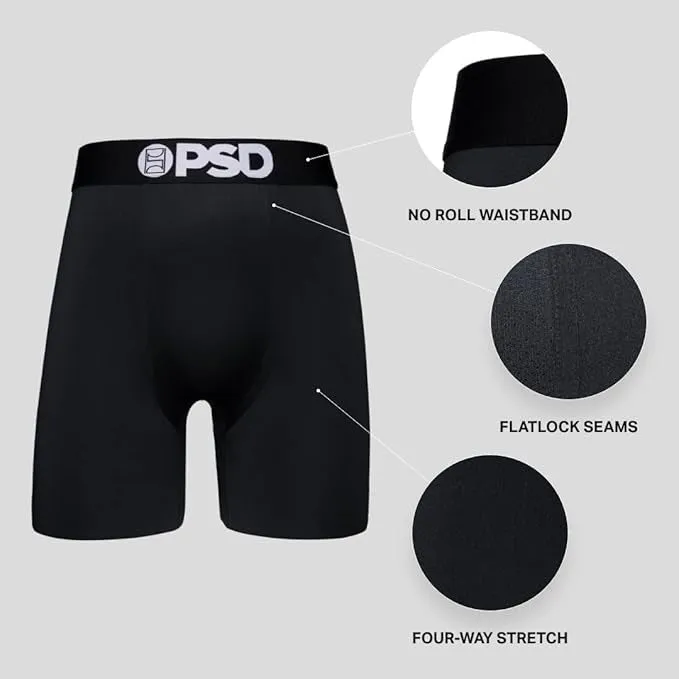 PSD Men's Multicolor Money Print Boxer Briefs Medium Underwear - 424180050-MUL-M