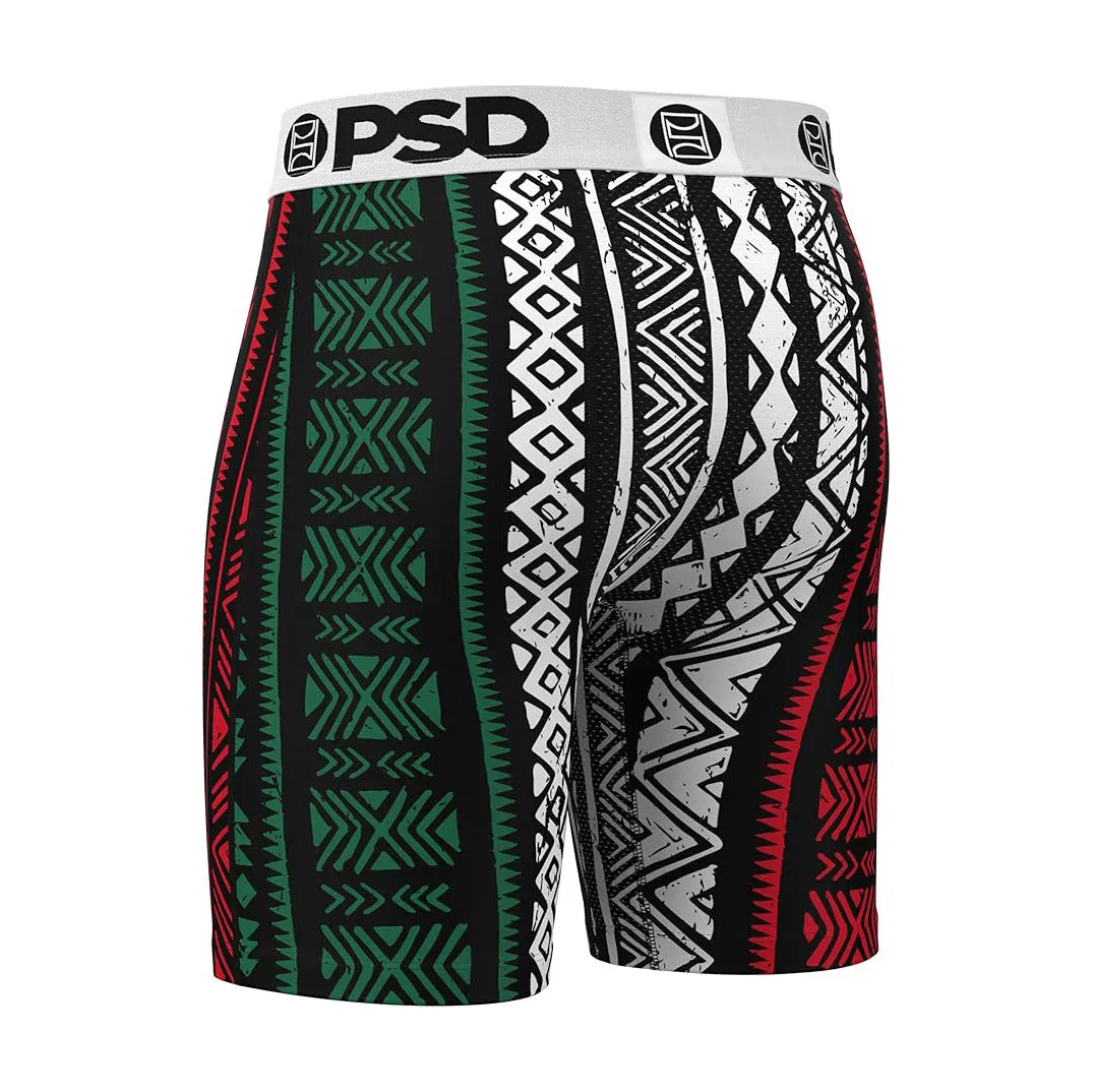 PSD Men's Multicolor Paisley Maze Boxer Briefs Large Underwear - 324180080-MUL-L