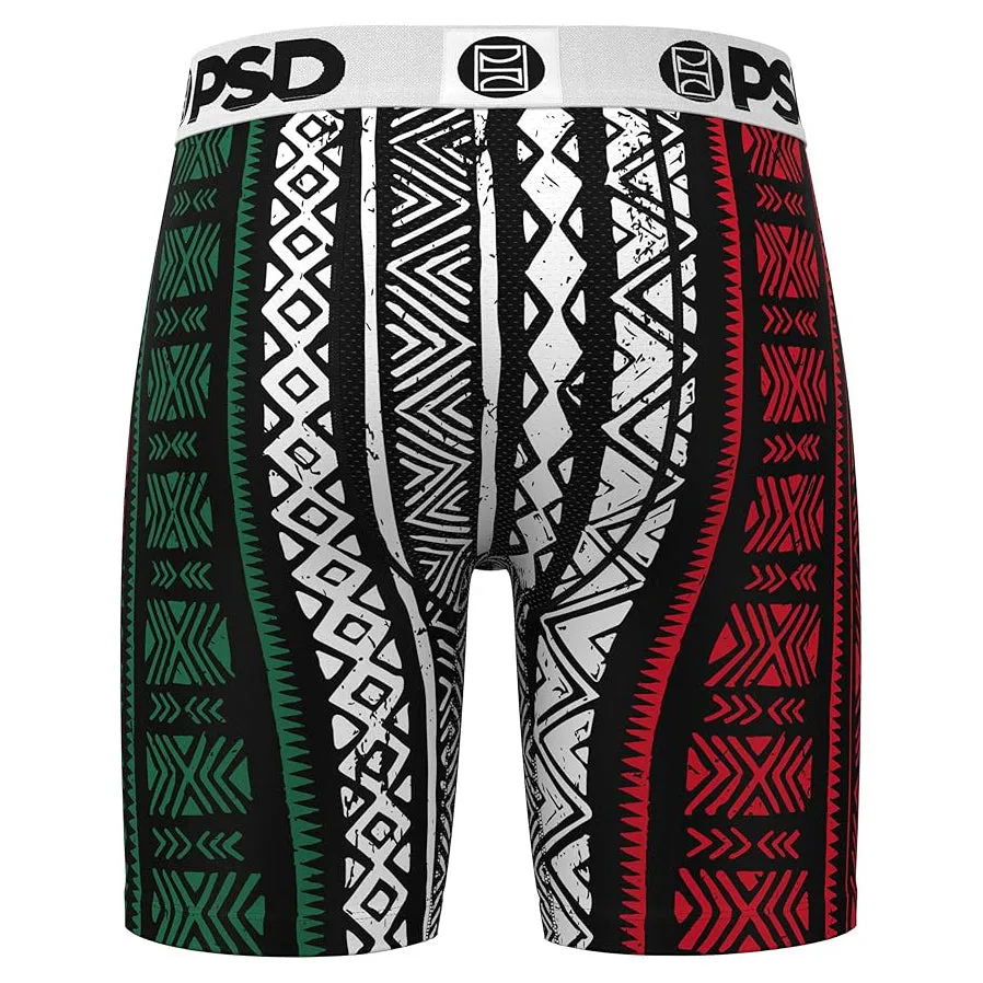 PSD Men's Multicolor Paisley Maze Boxer Briefs Large Underwear - 324180080-MUL-L