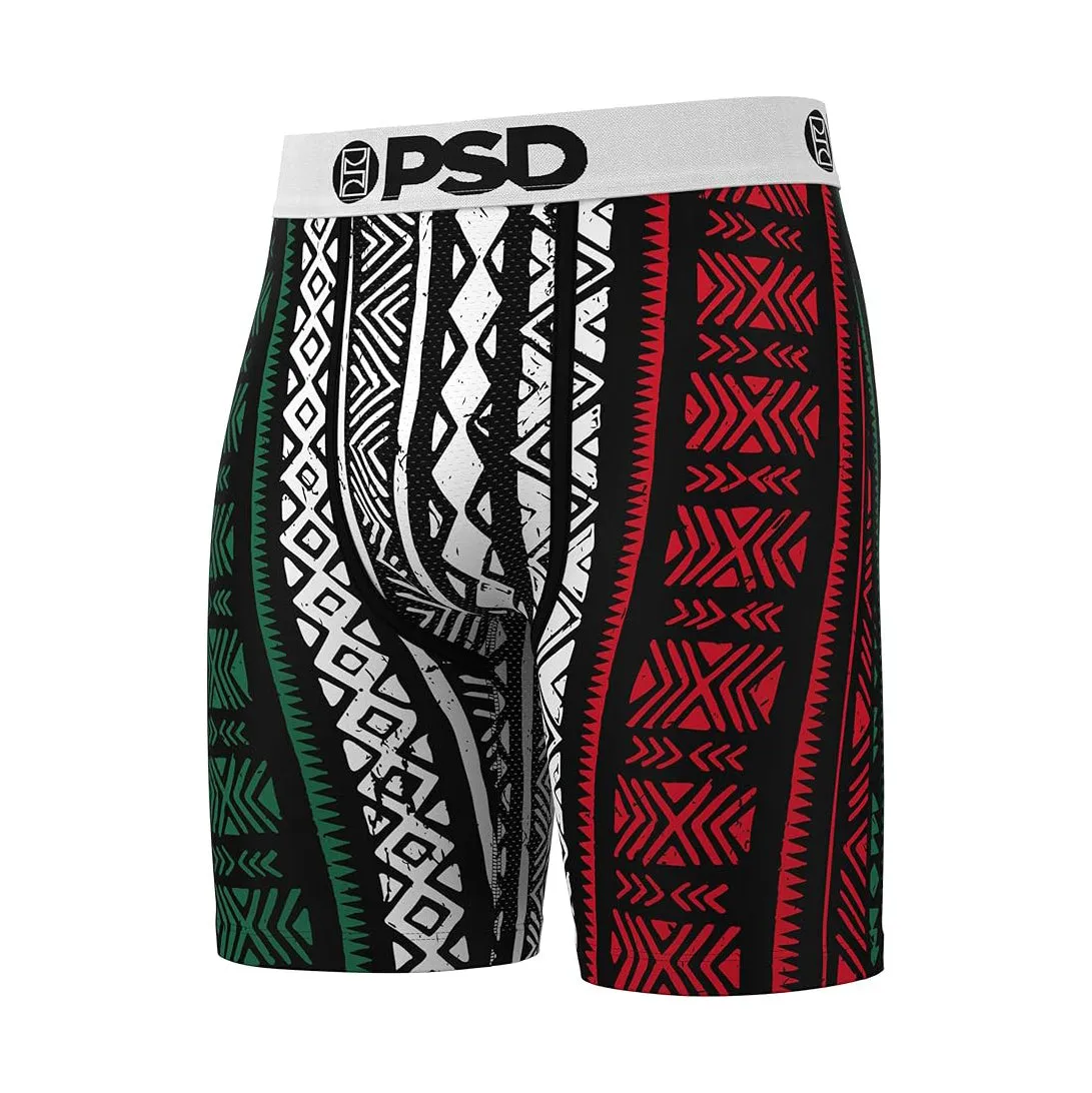 PSD Men's Multicolor Paisley Maze Boxer Briefs Large Underwear - 324180080-MUL-L