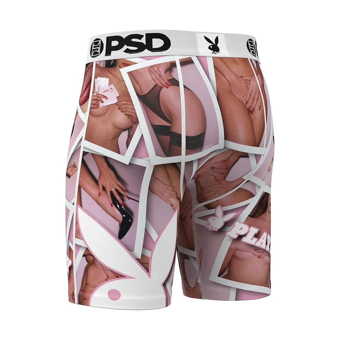 PSD Men's Multicolor Playboy Frames Boxer Briefs Small Underwear - 324180003-MUL-S