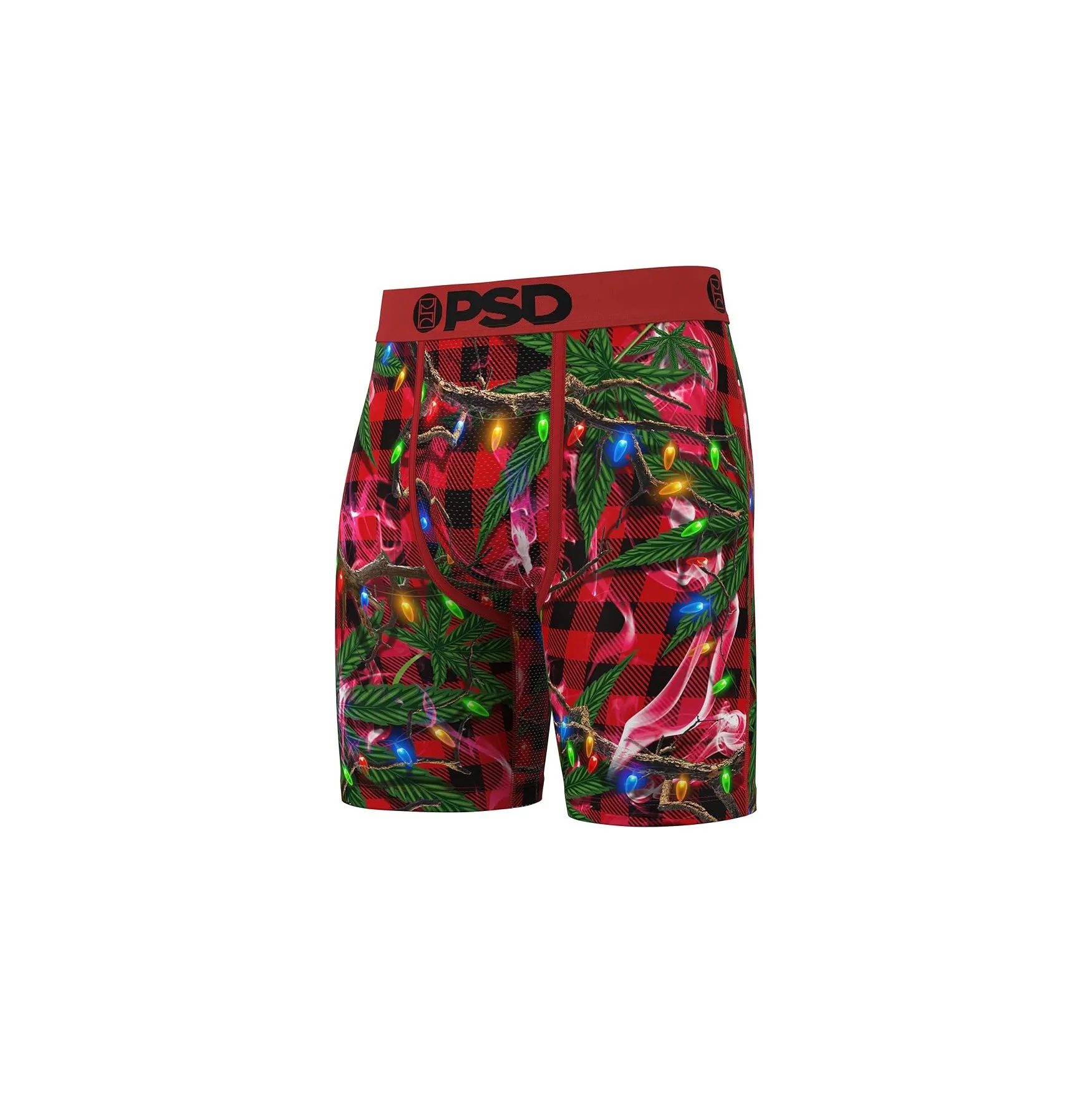 PSD Men's Multicolor Recreational Print Boxer Briefs Medium Underwear - 424180073-MUL-M