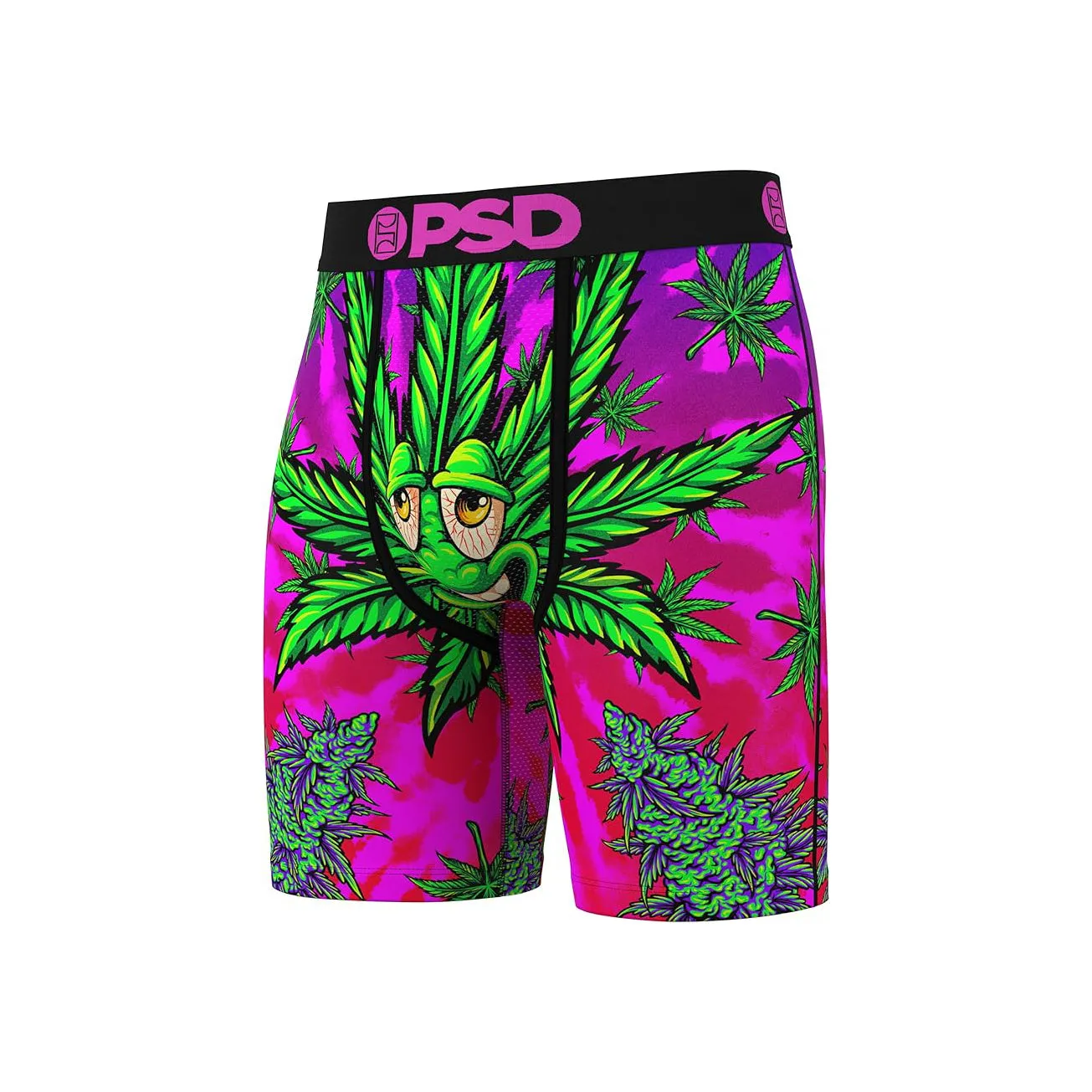 PSD Men's Multicolor Recreational Print Boxer Briefs Small Underwear - 424180091-MUL-S