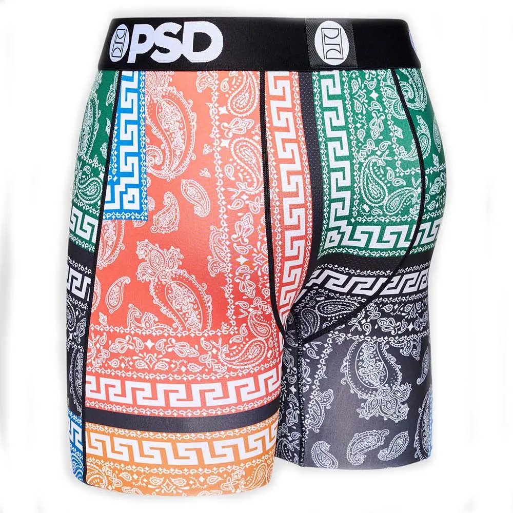 PSD Men's Multicolor Rich Meander Lux Boxer Briefs Underwear - 322180041-MUL