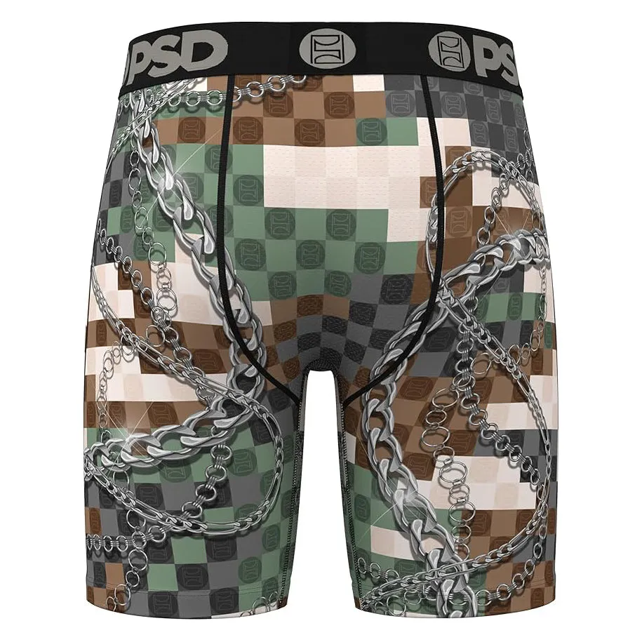 PSD Men's Multicolor Surreal Fly Boxer Briefs Medium Underwear - 324180075-MUL-M