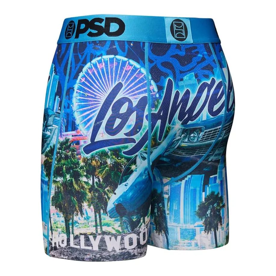 PSD Men's Multicolor Travel Destination Boxer Briefs Large Underwear - 424180087-MUL-L