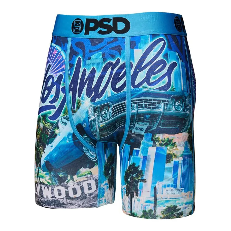 PSD Men's Multicolor Travel Destination Boxer Briefs Large Underwear - 424180087-MUL-L