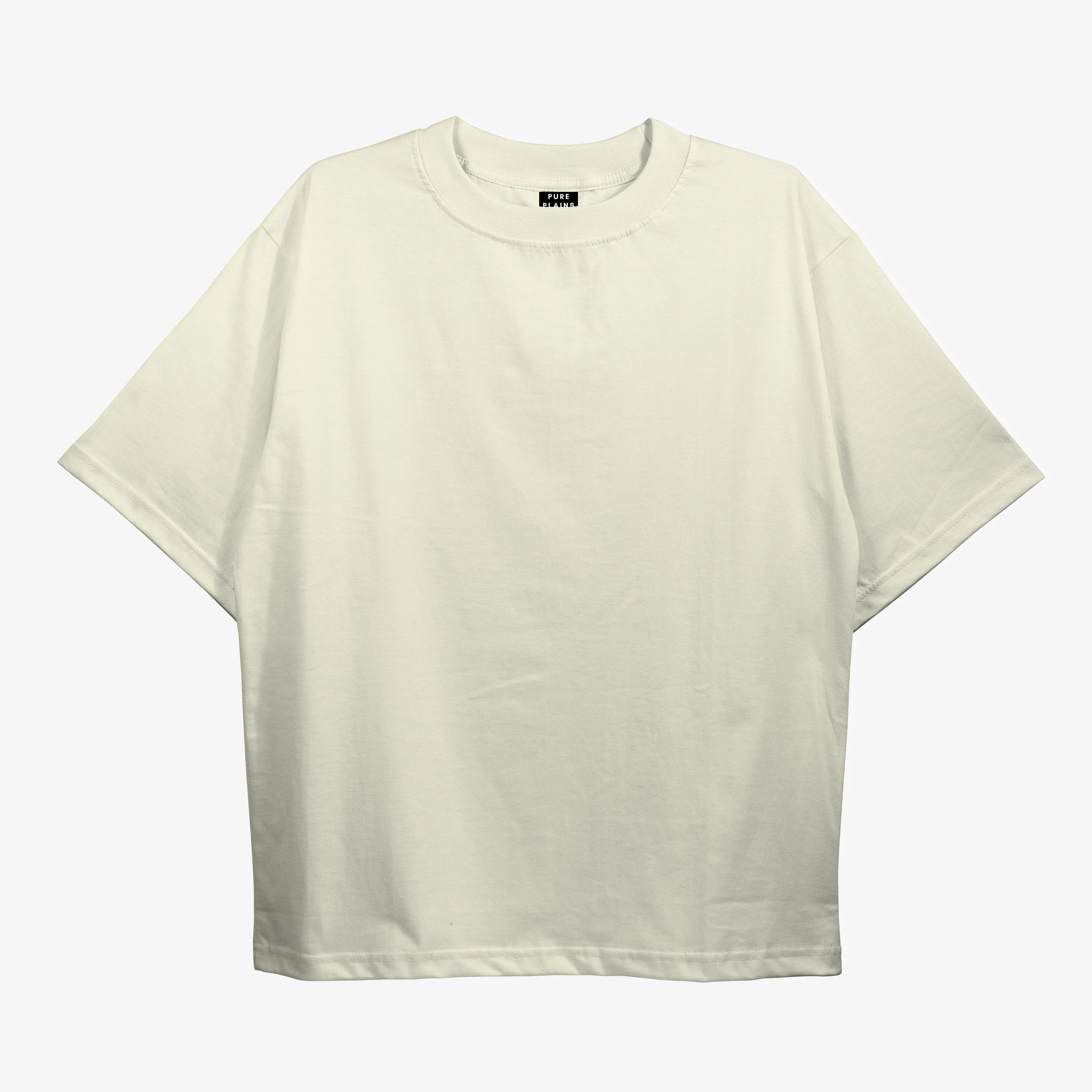 PureCrew Oversized Cream Tshirt