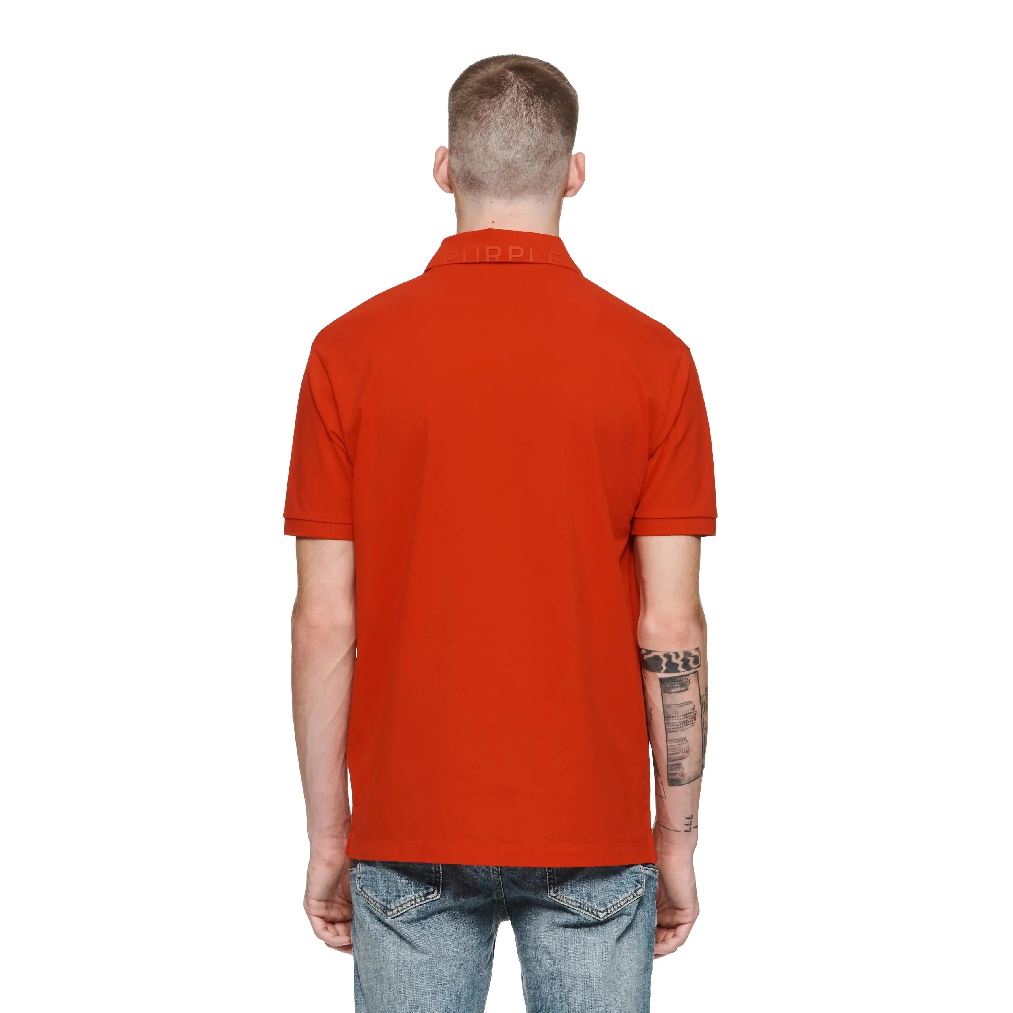 Purple Brand Pique Knit Polo