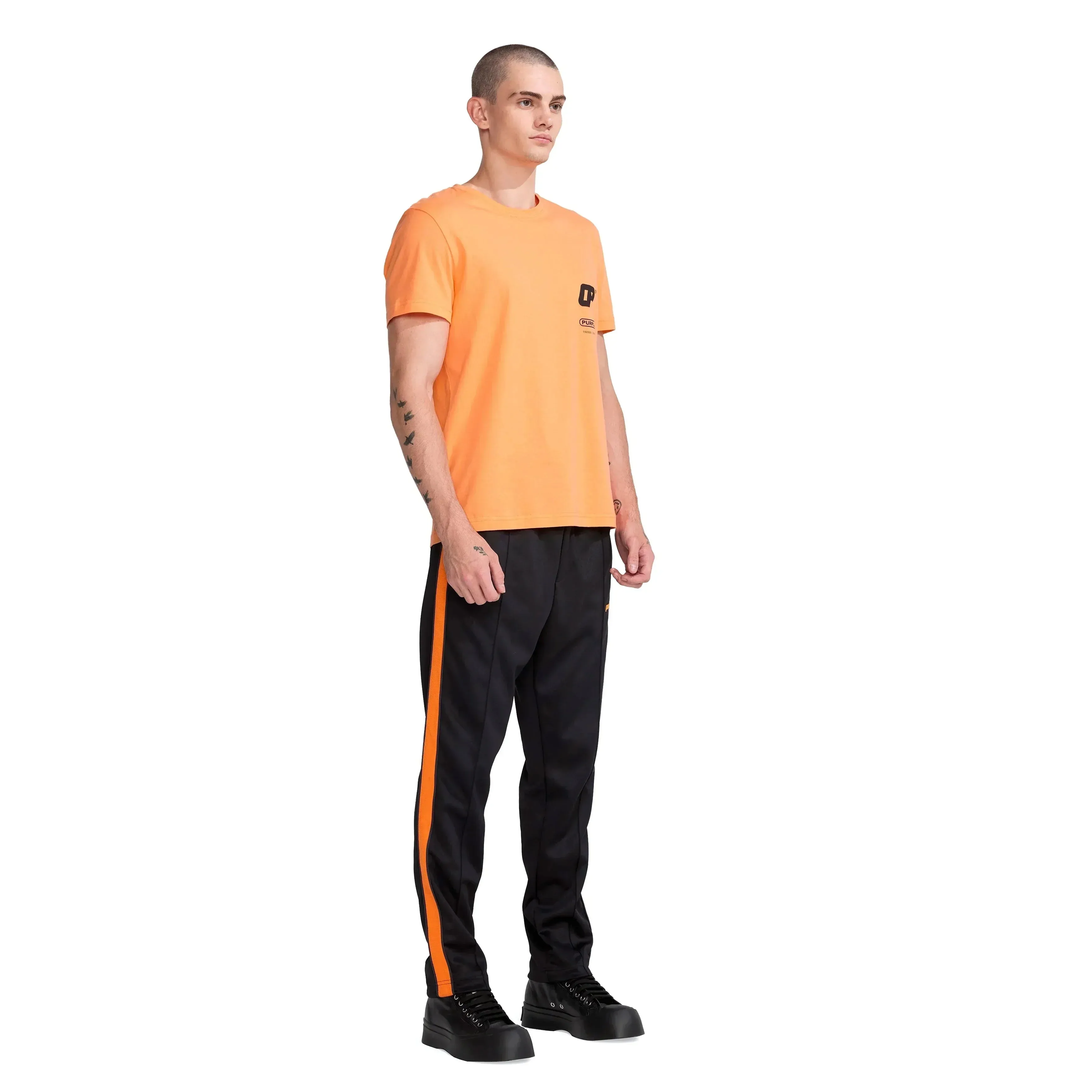Purple Brand Power Neon Orange T-Shirt