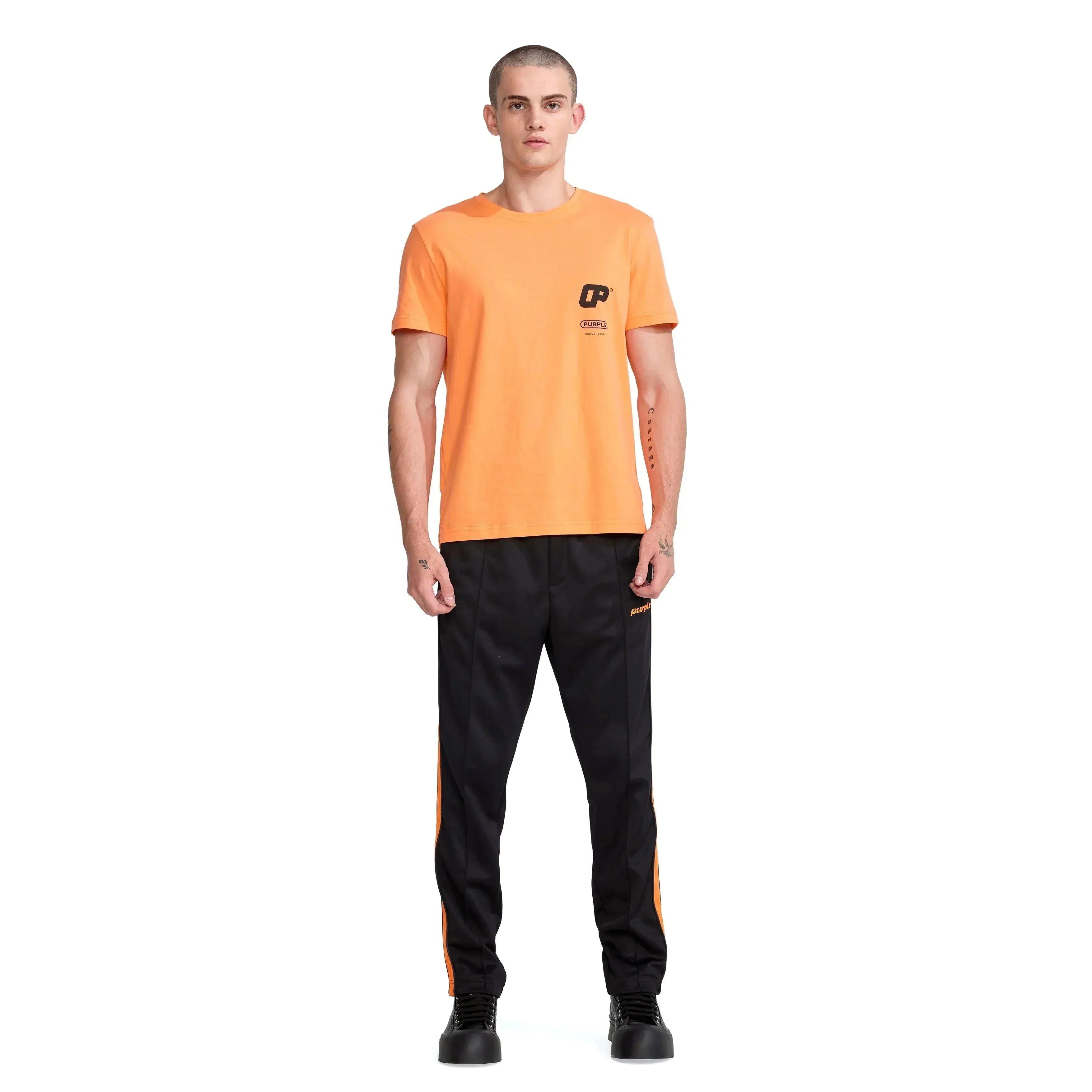 Purple Brand Power Neon Orange T-Shirt