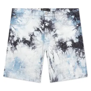 Purple Brand Tie-Dye Jacquard Monogram Short