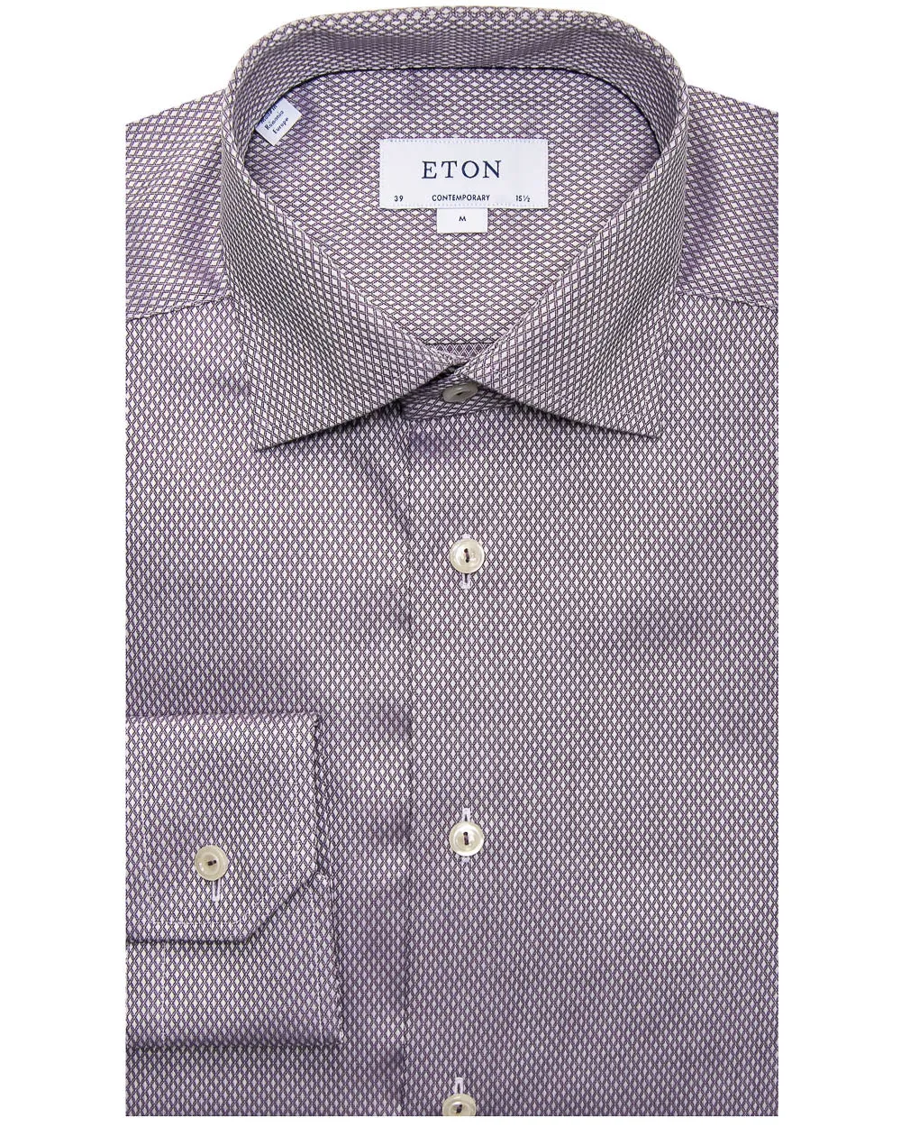 Purple Diamond Dobby Dress Shirt