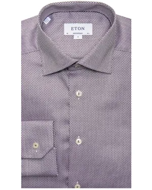 Purple Diamond Dobby Dress Shirt