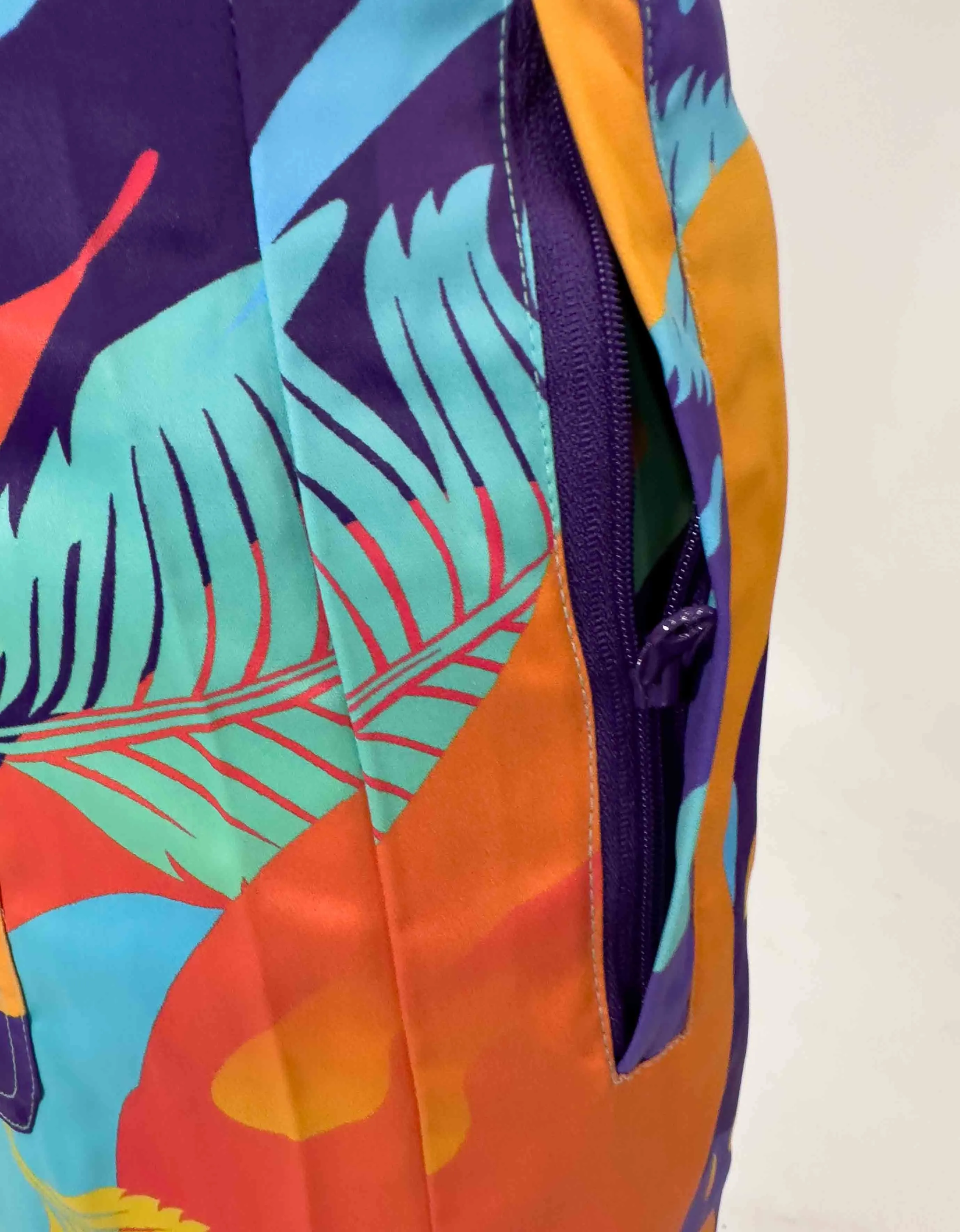 Purple Lava Nylon Shorts