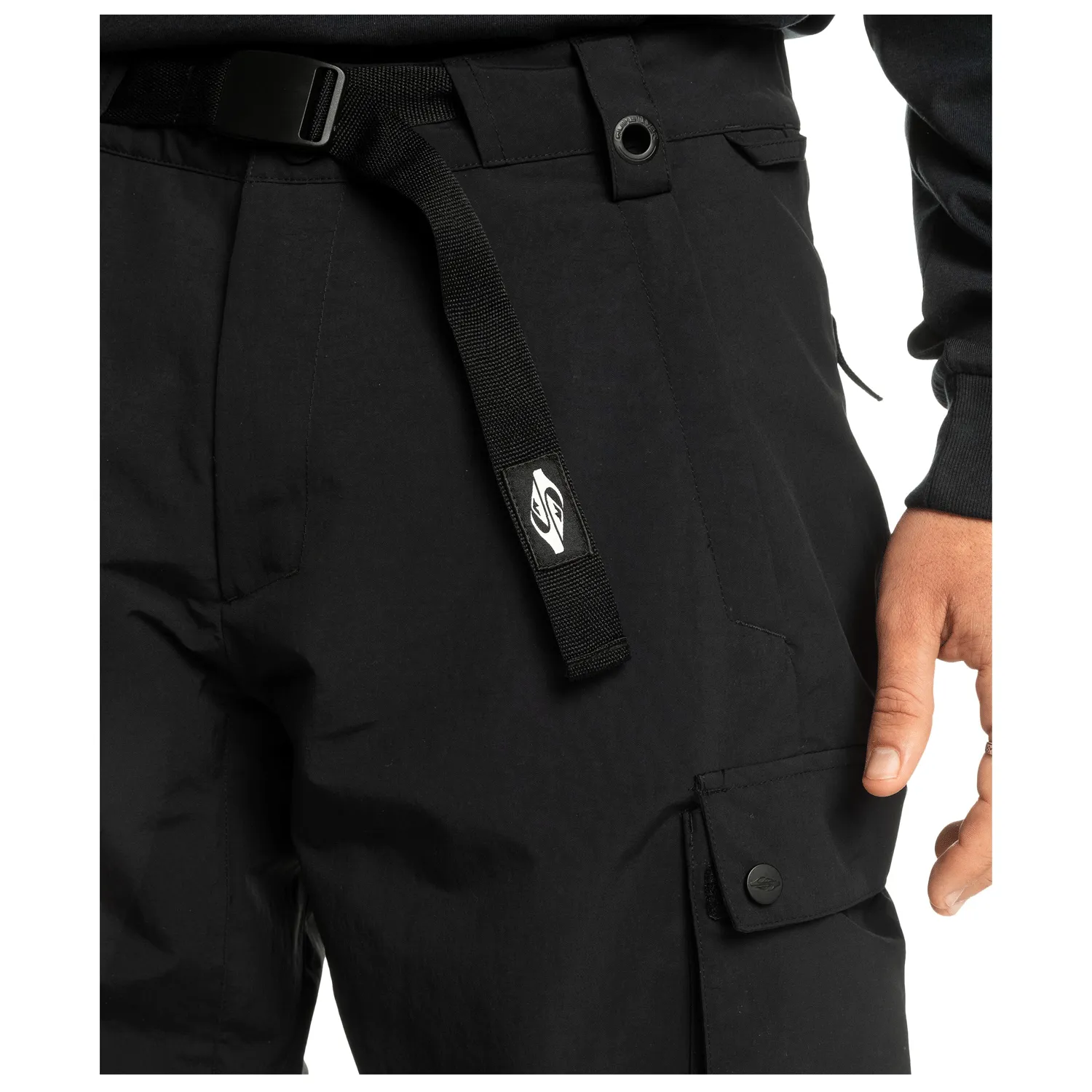 Quiksilver Men's Snow Down Cargo Pant 2024 True Black
