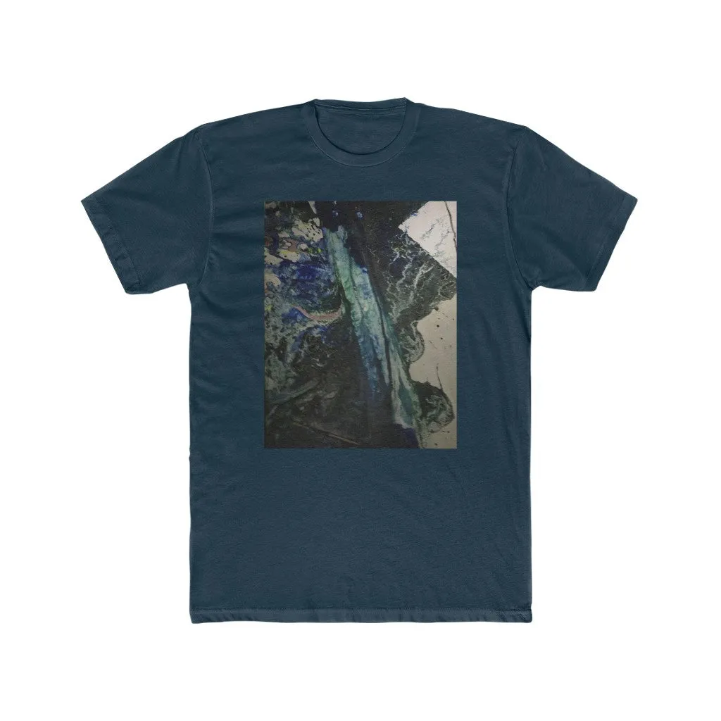 "Abstract From Art Room" - Men's Cotton Crew Tee