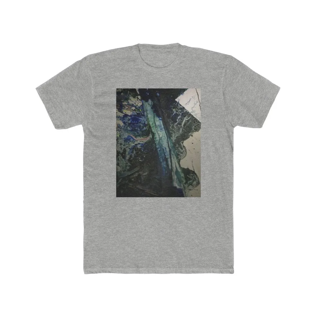 "Abstract From Art Room" - Men's Cotton Crew Tee