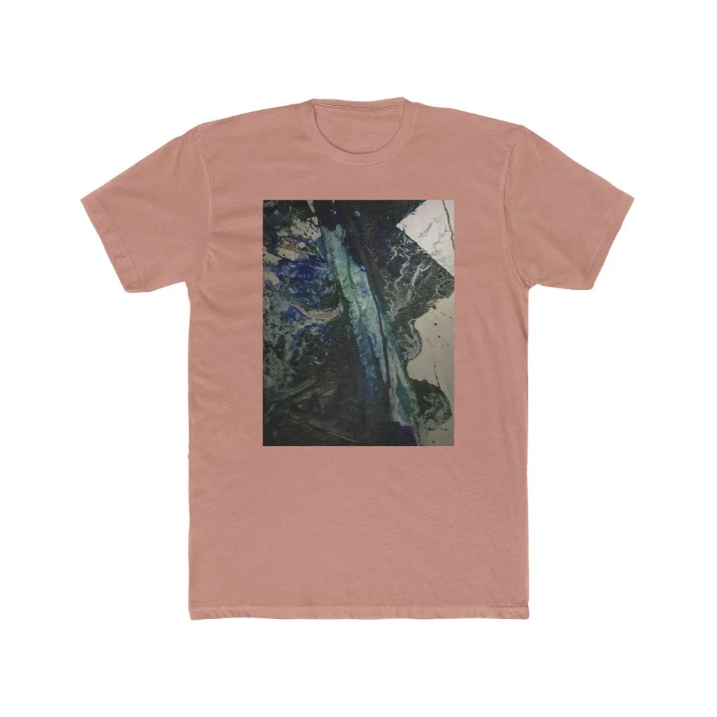 "Abstract From Art Room" - Men's Cotton Crew Tee