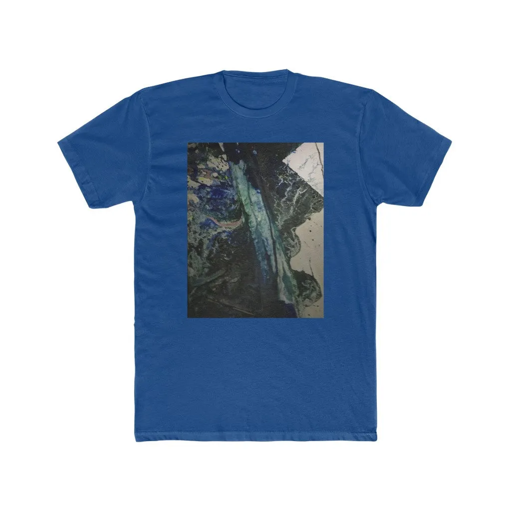 "Abstract From Art Room" - Men's Cotton Crew Tee