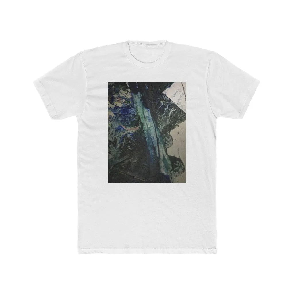 "Abstract From Art Room" - Men's Cotton Crew Tee