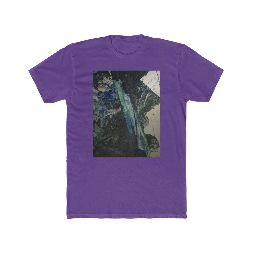 "Abstract From Art Room" - Men's Cotton Crew Tee