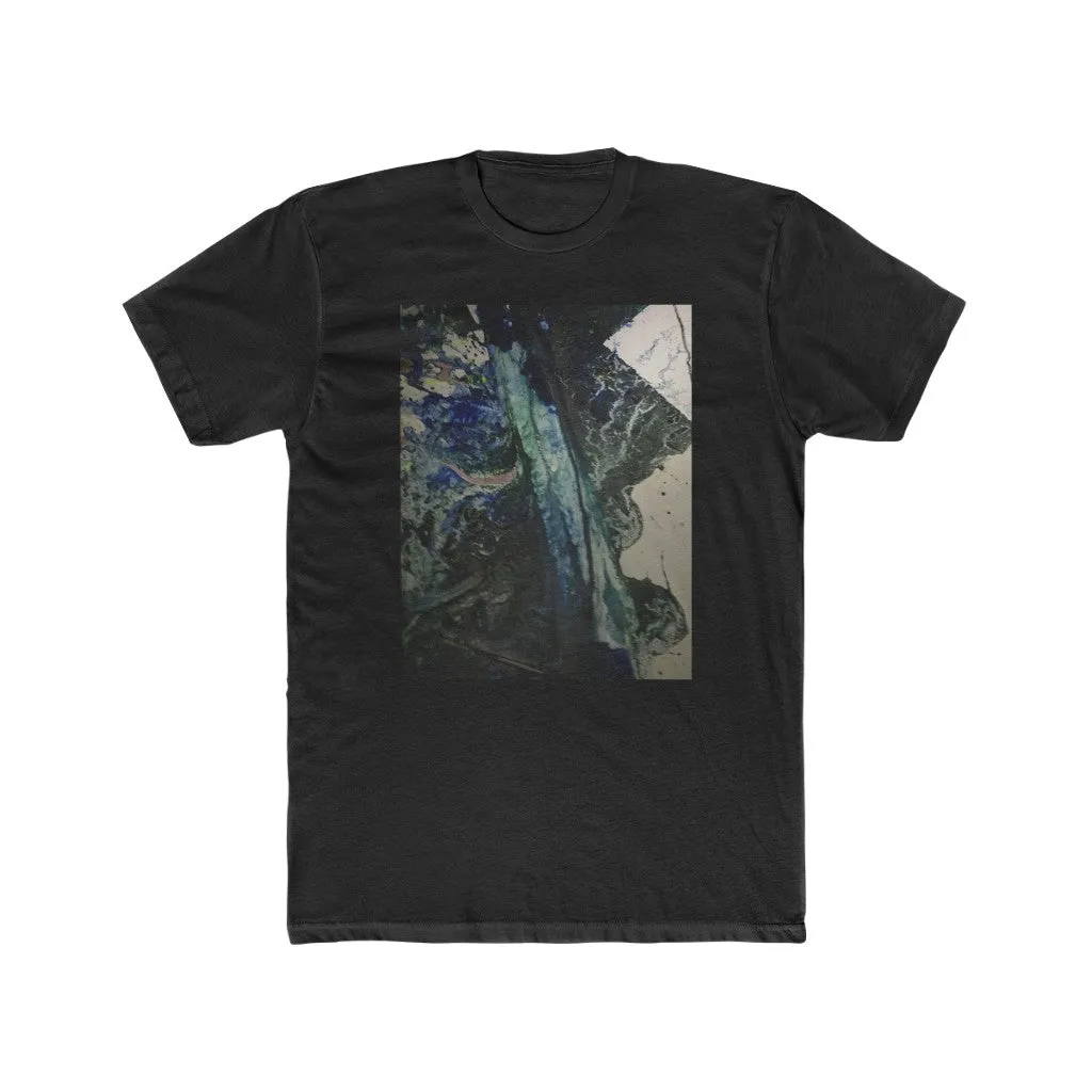 "Abstract From Art Room" - Men's Cotton Crew Tee