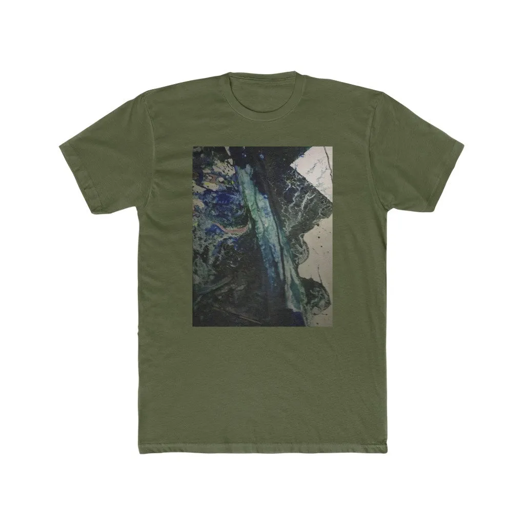 "Abstract From Art Room" - Men's Cotton Crew Tee
