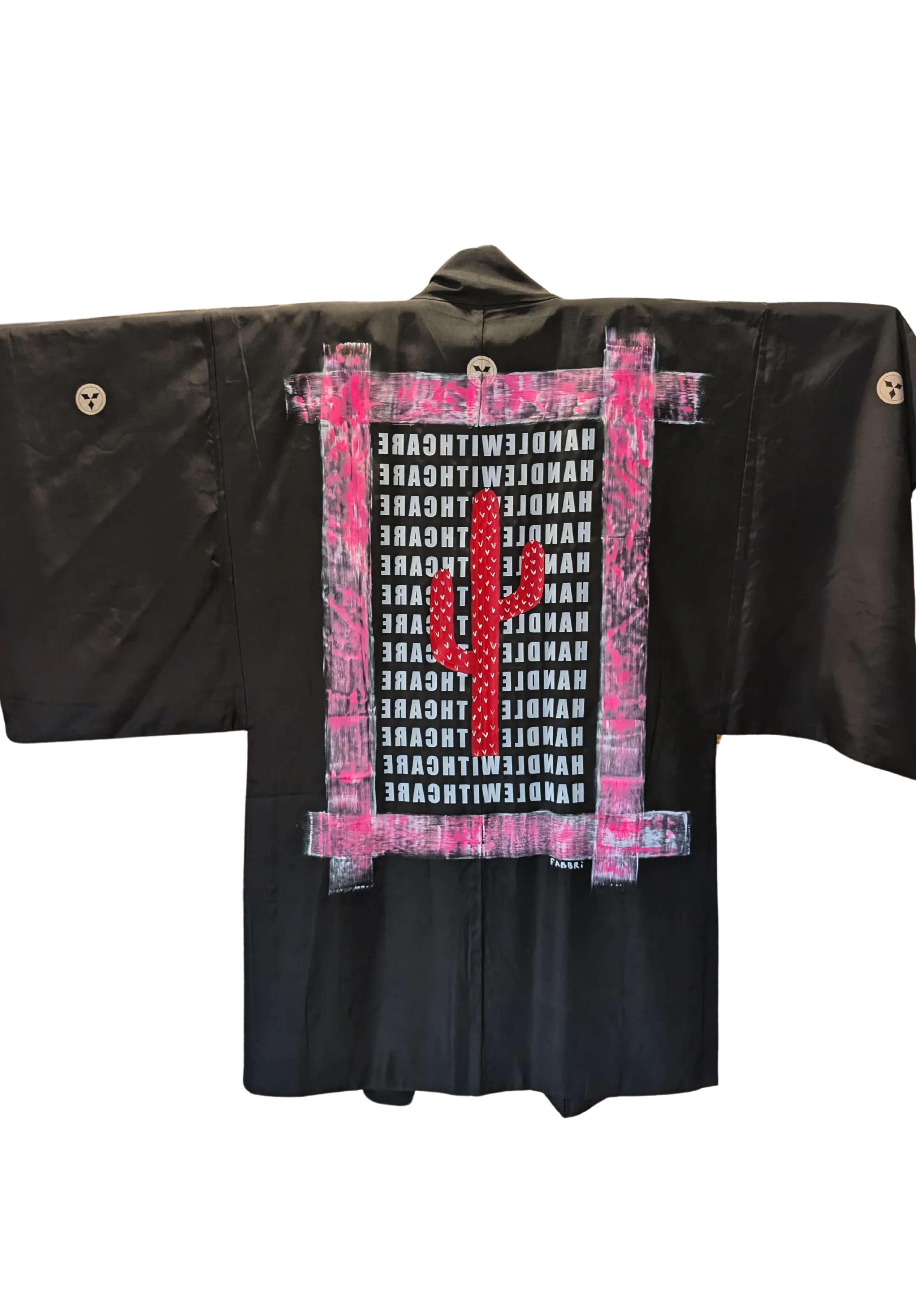 "Prickly but Pretty" - Kimono Zulu Artist Collaboration - Angela Fabbri