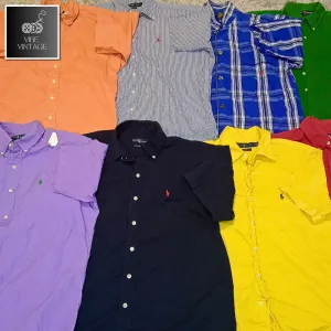 RALPH LAUREN POLO MEN'S SHORT SLEEVES - 30 PCS