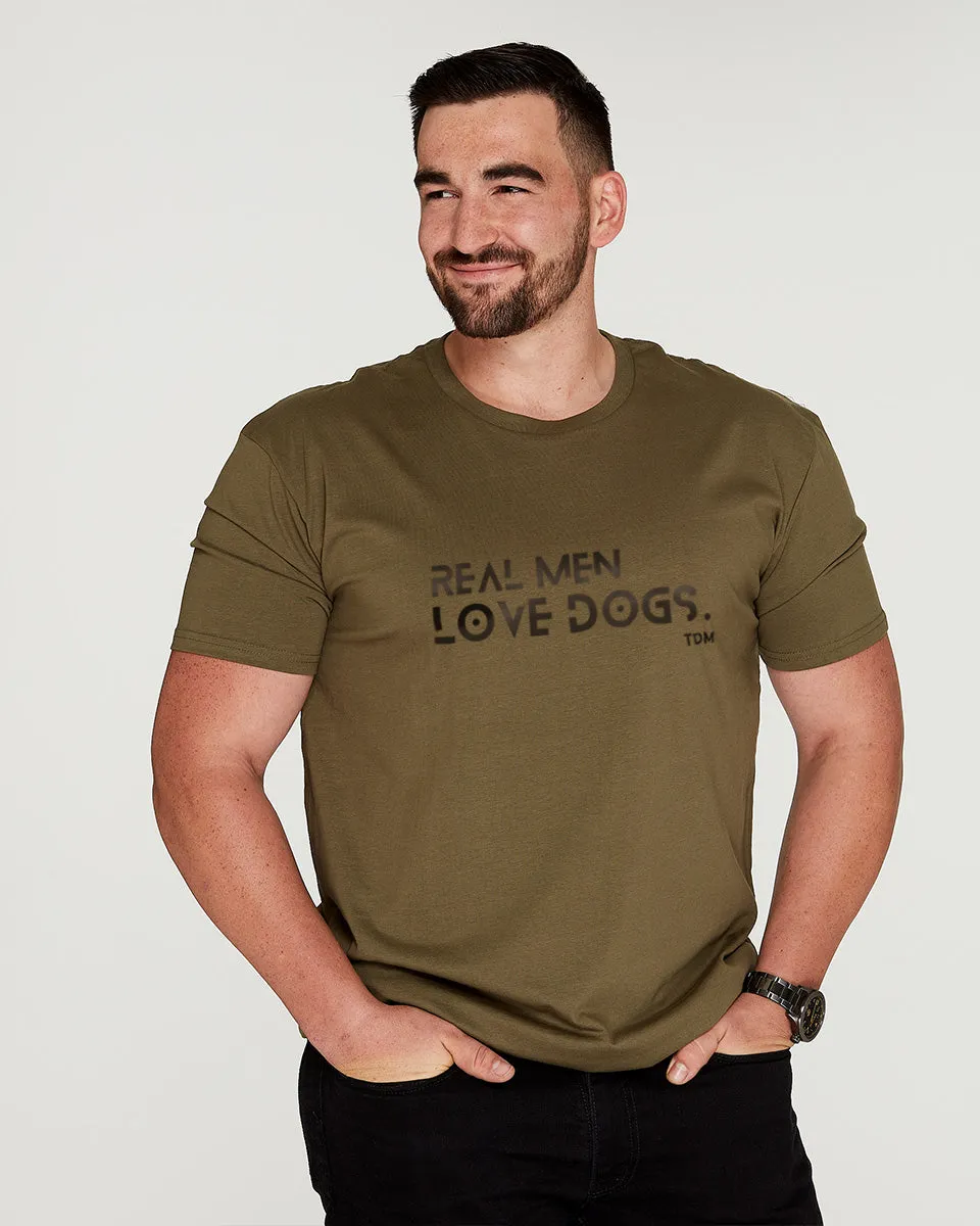 Real Men Love Dogs Mens T-Shirt