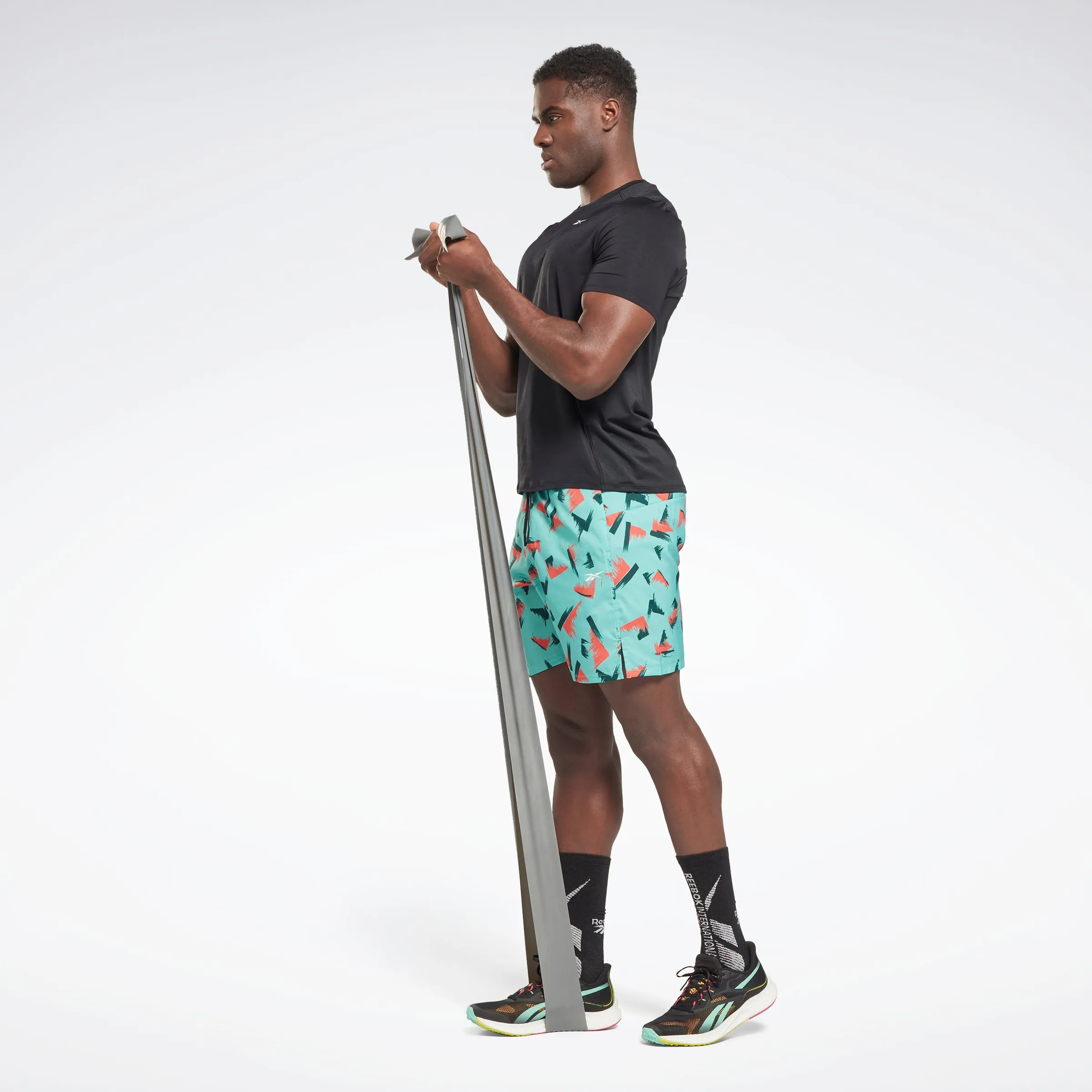 Reebok Apparel Men Graphic Speed 2.0 Shorts Seclte